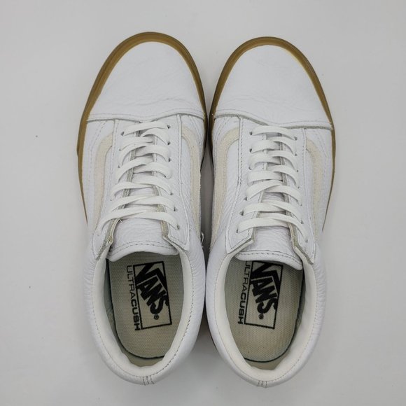 Vans Old Skool Men's Double Lite Gum Sole White Shoes 721278 US Size 6 - Picture 5 of 8